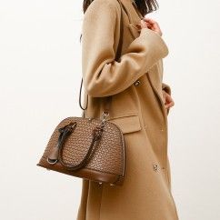 Add a Touch of Sophistication with Our Stylish Woven PU Handbag