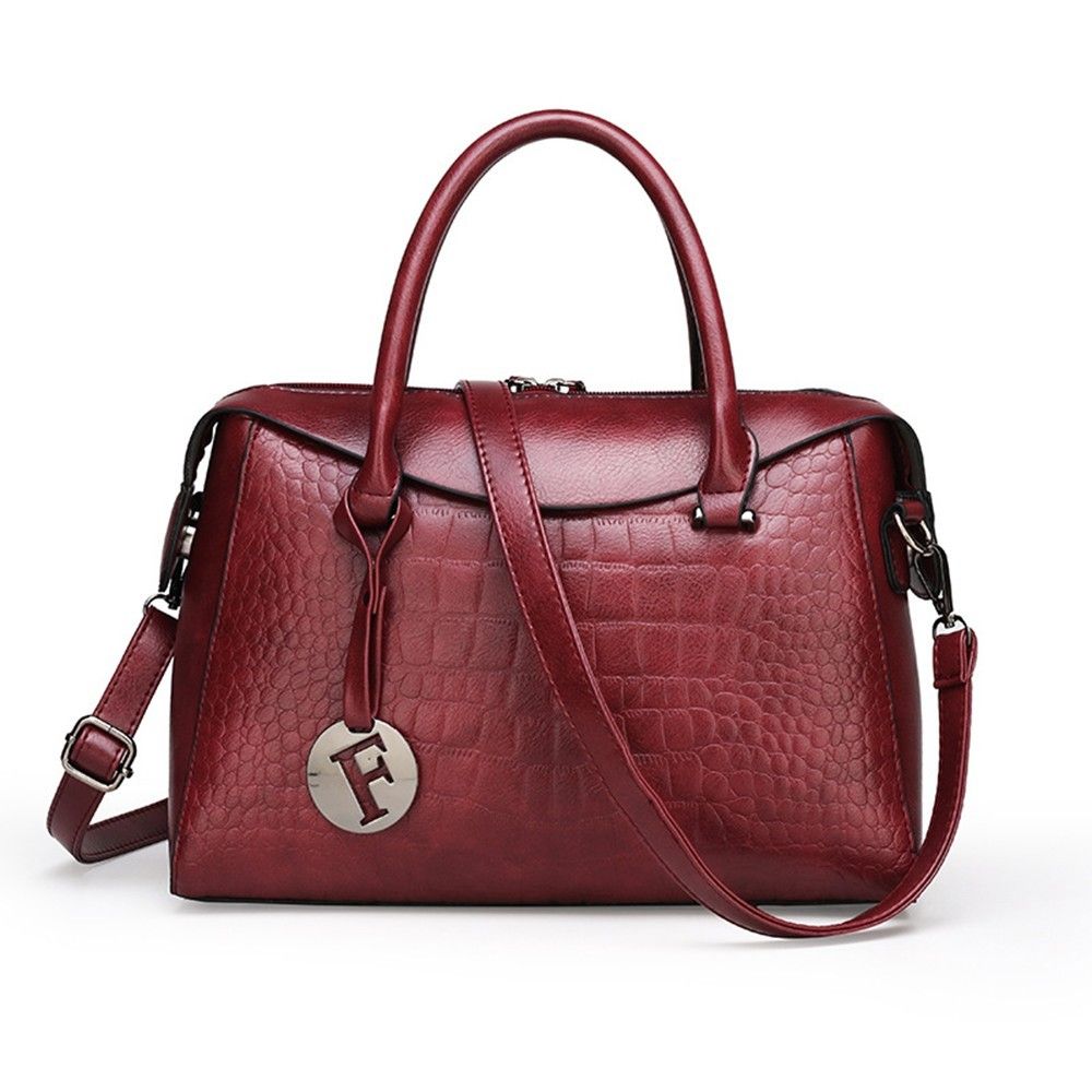 Stylish Crocodile Textured PU Leather Handbag for Women – Perfect for Stylish Crocodile Textured PU Leather Handbag for Women – Perfect for
