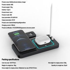 Moni Multifunctional Wireless Charger - Fast and Efficient Charging