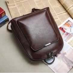 Must-Have Simple and Stylish PU Backpack - Perfect for Work, Travel