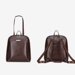 Must-Have Simple and Stylish PU Backpack - Perfect for Work, Travel