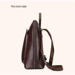 Must-Have Simple and Stylish PU Backpack - Perfect for Work, Travel